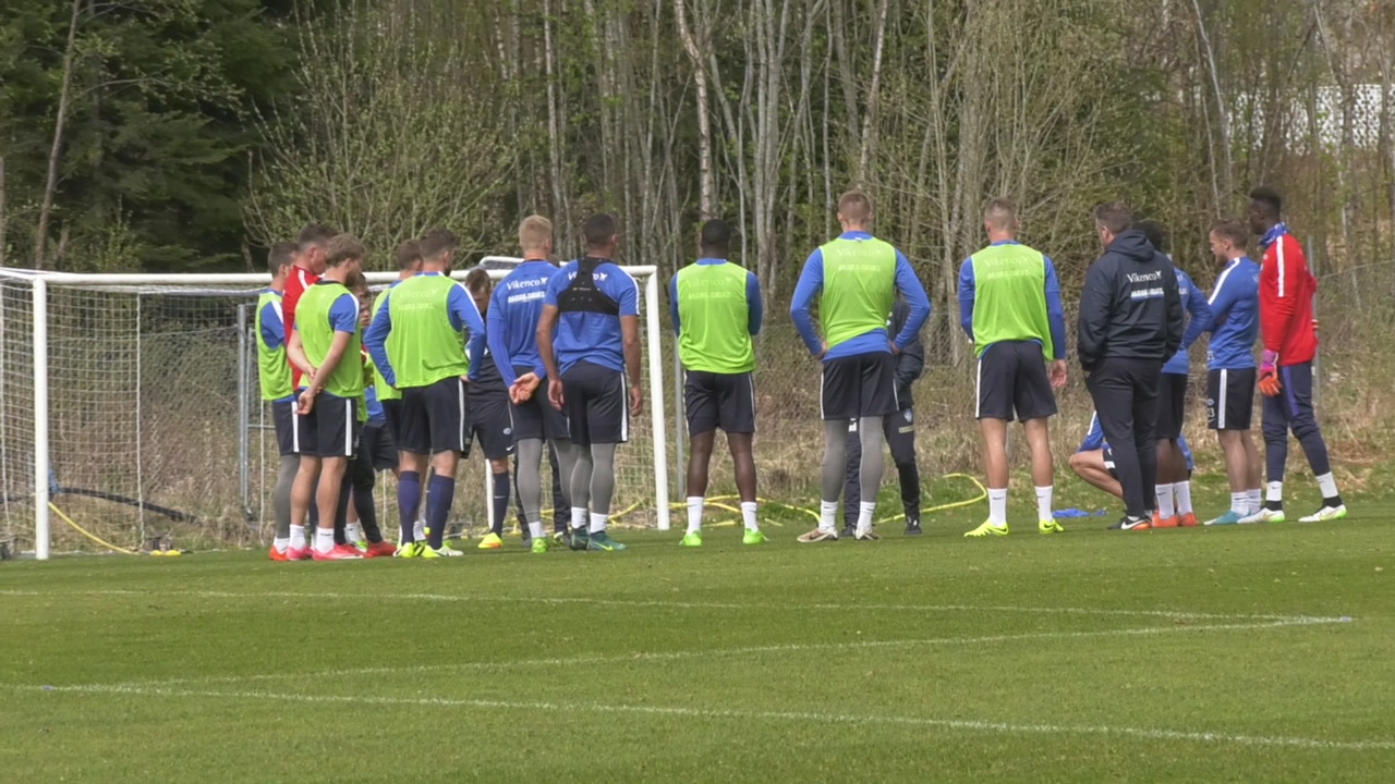 Glimt fra tirsdagens treningsøkt